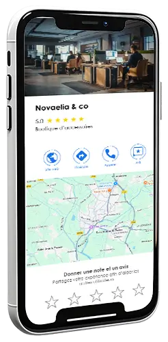 Gestion de fiche Google Business pour entreprise – services professionnels sur mobile